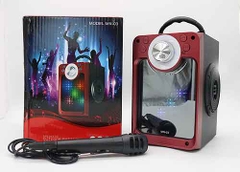 Loa karaoke bluetooth MN-03, vỏ gỗ với công suất 60W MN03 [BH 6 THÁNG]