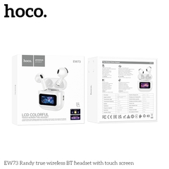 Tai nghe bluetooth HOCO EW73 True Wireless V5.4 30mAh/300mAh có màn hình cảm ứng kiểu dáng AIRPODS chính hãng [BH: 1 NĂM]