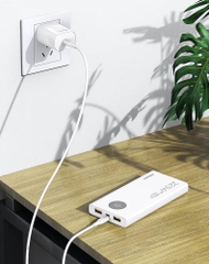 Pin sạc nhanh 22.5w PISEN D-314 10.500mAh dự phòng có LCD chính hãng (10.000mAh) [BH 1 NĂM]