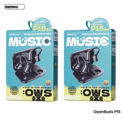 Tai nghe bluetooth REMAX OpenBuds P15 V5.4 60mAh/400mAh kiểu dáng Airpods chính hãng [BH: 1 năm]