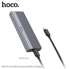 Vỏ ổ cứng SSD HOCO HB47A M.2 SSD (USB3.2/10Gbps) chính hãng