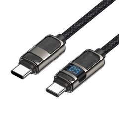 Cáp sạc nhanh 60w HOCO U137 (c-c) 1.2m - 2 đầu type c ra type-c chính hãng [BH 1 năm]