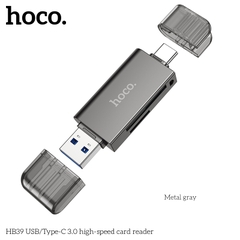 Đầu lọc thẻ tốc độ cao usb/Type-C HB39 chính hãng [BH 1 năm]