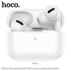 Tai nghe bluetooth HOCO EW68 True Wireless V5.4 30mAh/300mAh giảm tiếng ồn ANC+ENC kiểu dáng AIRPODS chính hãng [BH: 1 NĂM]