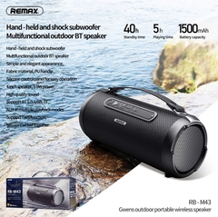 Loa bluetooth REMAX RB-M43 bluetooth V5.0 có quai xách chính hãng [BH 1 năm]