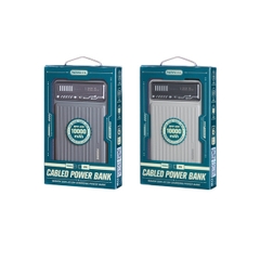 Pin sạc nhanh 22.5w Remax RPP-651 10.000mAh dự phòng kèm cáp sạc liền pin PD QC3.0 chính hãng [BH: 1 năm]