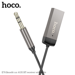 Thiết bị nhận tín hiệu âm thanh bluetooth 5.3 với giắc cắm 3.5 cho xe hơi Hoco E78 chính hãng [BH 1 năm]