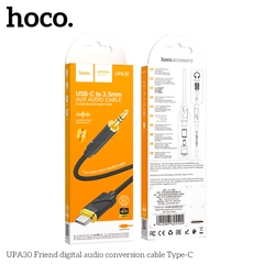 Cáp chuyển đổi âm thanh Hoco UPA30 Type C to 3.5mm chính hãng [BH 1 năm]