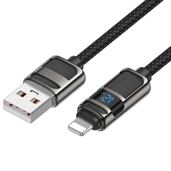 Cáp sạc nhanh 2.4A Lightning HOCO U137 1.2m (usb ra iphone) chính hãng [BH 1 năm]