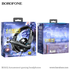Tai nghe có dây 3.5 chụp tai Gaming BOROFONE BO102 jack 3.5 dài 1m2 kèm mic headphone chính hãng [BH: 1 NĂM]