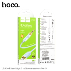 Cáp chuyển đổi âm thanh Hoco UPA30 iPhone to 3.5mm chính hãng [BH 1 năm]