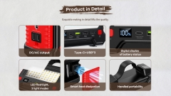 Sạc dự phòng 150w Remax RPP325 Dung lượng 36.000mah thích hợp dã ngoại, cắm trại, du lịch chính hãng [BH: 12 tháng]