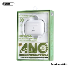 Tai nghe bluetooth REMAX COZYBUDS W22N tai nghe mẫu airpods PRO2 có màn hình trên dock sạc [Bh 1 Năm]