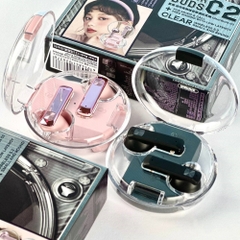 Tai nghe bluetooth REMAX CLEARBUDS C2 V5.3 TWS kiểu dáng airpods true wireless chính hãng [BH 1 năm]