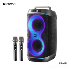 Loa bluetooth karaoke  REMAX RB-MB11 V6.0 6000mAh 80W/100W 2 mic(9700g) chính hãng