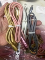 Xả cáp sạc micro nhiều màu dây bọc nhựa chống rối chống dứt