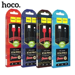 Cáp sạc nhanh 2M Samsung HOCO X14 PRO chui Micro có đèn led báo đầy tự ngắt chính hãng [BH 1 năm] / pktn sale