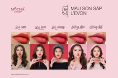 Son sáp Mo.cha màu 213 HỒNG ĐÀO / pktn sale