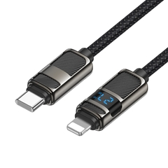 Cáp sạc nhanh 27w HOCO U137 (c-l) 1.2m - type c ra iphone lightning chính hãng [BH 1 năm]