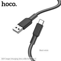 CÁP SẠC NHANH HOCO X69 USB TYPE-C 1M 2.4A CHÍNH HÃNG [BH: 1 NĂM]