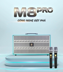 Loa kéo Best Sound M8 Pro bluetooth karaoke xách tay kèm 2 micro không dây [BH 1 năm]