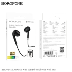 Tai nghe có dây 3.5 BOROFONE BM30 Max có microphone chính hãng [ BH 1 NĂM]