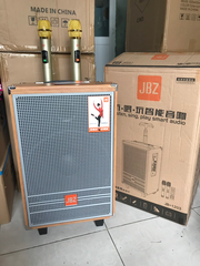 Loa kéo di động JBZ 1203 bass 3 tấc, Thùng gỗ 2 micro karaoke không dây [BH: 6 tháng]