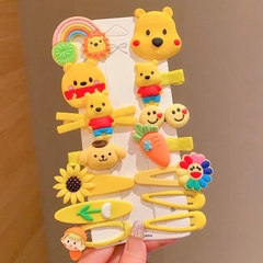 Combo 14 kẹp tóc hoạt hình nhiều mẫu cho bé - mẫu ngẫu nhiên [BH: None] 1l1b9