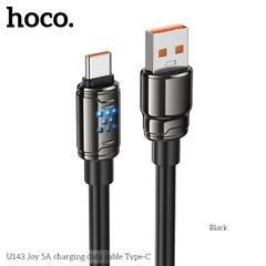 Cáp sạc nhanh 5A HOCO U143 Type C cáp USB ra Type C dài 1m chính hãng