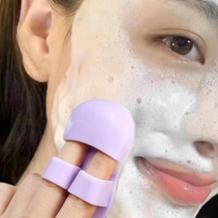 Miếng rửa mặt silicon massage, tẩy tbc [BH: None] 1l1a8