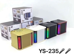 Loa bluetooth karaoke YOSD YS-235 kèm 2 micro không dây siêu đẹp cực hay xách tay chính hãng [BH 6 tháng]