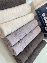 Combo 7 khăn tắm 33x85cm cotton xuất Hàn cap cấp
