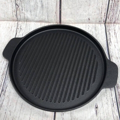 Chảo BBQ TS24 nướng thịt, nướng đồ ăn chống dính tiện lợi size 24cm [BH: NONE]