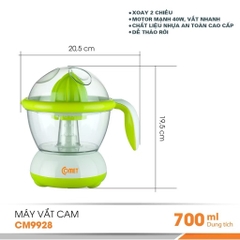 Máy vắt, ép cam tự động CM9928 xài điện [BH 1 tháng]