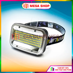 Đèn pin đội đầu BX-F05 HeadLight 100 led siêu sáng kiêm pin sạc dự phòng [BH 1 tuần] / pktn sale