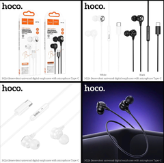 Tai nghe có dây chân Type C HOCO M116 có mic siêu tiện lợi