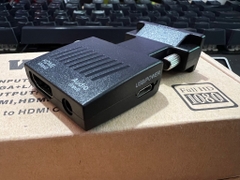 Cáp chuyển, box chuyển đổi VGA ra HDMI (có audio) hộp giấy full HD Converter [BH 3 tháng] / pktn sale