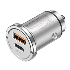 Cóc sạc nhanh xe hơi 45w HOCO NZ10 (1 cổng usb, 1cổng type-c) chính hãng [BH 1 năm]