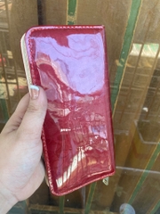 Ví bóp cầm tay họa tiết hoa nổi size 20cm