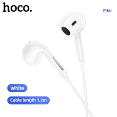 Tai nghe có dây 3.5 HOCO ME6 dài 1m2 có Mic chính hãng [BH 1 năm]