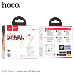 Tai nghe bluetooth HOCO EQ23 True Wireless V5.4 40mAh/400mAh kiểu dáng airpods chính hãng [BH 1 NĂM]