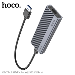 Vỏ ổ cứng SSD HOCO HB47 M.2 (USB3.1/6Gbps) chính hãng