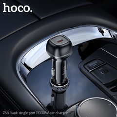 Cóc sạc nhanh xe hơi ô tô 30w HOCO Z58 Rank 1 cổng Type C chính hãng [BH 1 năm]