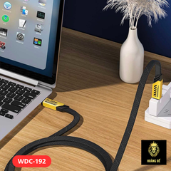 Cáp sạc nhanh 100w WEKOME WDC-192 (C-C) 2 đầu type c ra type-c chính hãng [BH 1 năm]