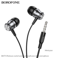 Tai nghe có dây 3.5 Borofone BM75 chính hãng [BH 1 NĂM]