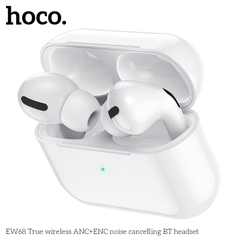 Tai nghe bluetooth HOCO EW68 True Wireless V5.4 30mAh/300mAh giảm tiếng ồn ANC+ENC kiểu dáng AIRPODS chính hãng [BH: 1 NĂM]