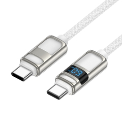 Cáp sạc nhanh 60w HOCO U137 (c-c) 1.2m - 2 đầu type c ra type-c chính hãng [BH 1 năm]