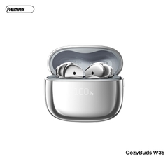 Tai nghe bluetooth REMAX Cozybuds W35 kiểu dáng Airpods True Wireless V5.4 30mAh/300mAh chính hãng [BH: 1 Năm]