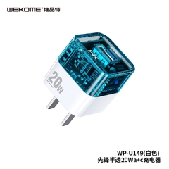 Cóc sạc trong suốt Wekome WP-U149 PD 20W chính hãng [BH: 1 NĂM]