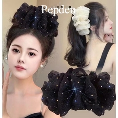Kẹp tóc càng cua đính nơ lớn style Tiểu Thư siêu sang [BH: NONE]